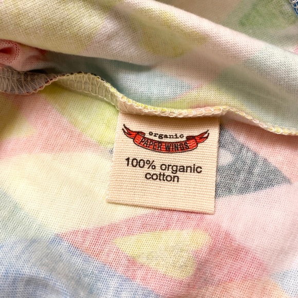 Paper Wings Harlequin Hearts Tee 5 NWT - Picture 3 of 5